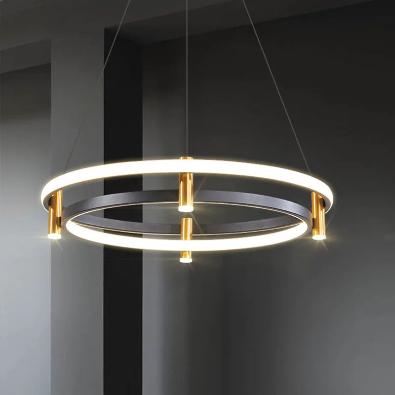 Nordisk LED-lysekrone i lysende design