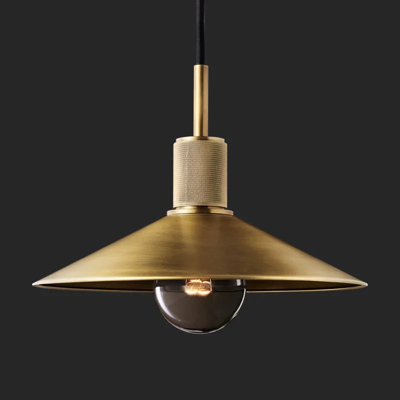 Amerikansk retro-kobberlampe til bar, restaurant, butik