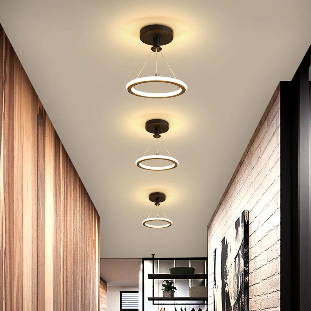 Kreativ LED-lysekrone med elegant design