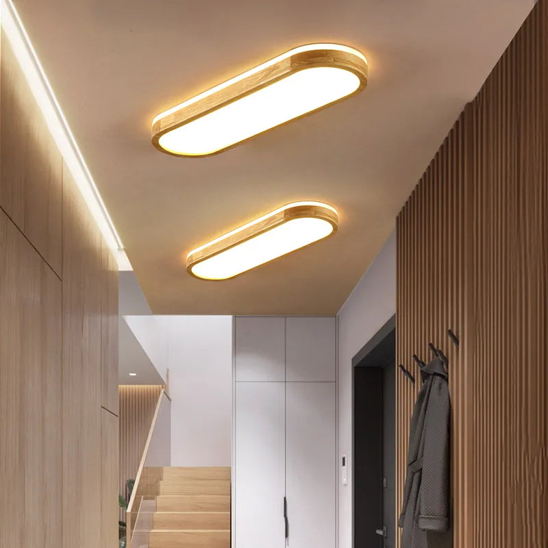 Skandinavisk minimalistisk slank LED-lysekrone