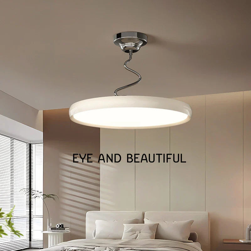 Moderne, enkel nordisk stil aluminium lysekrone med LED-lys