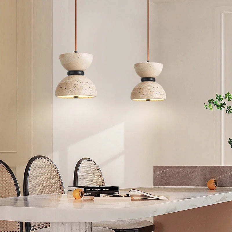 Elegant pendel i moderne stenlook