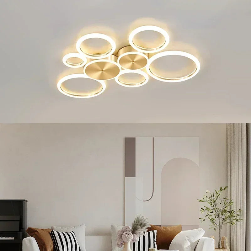 Moderne, lys og elegant designerlysekrone