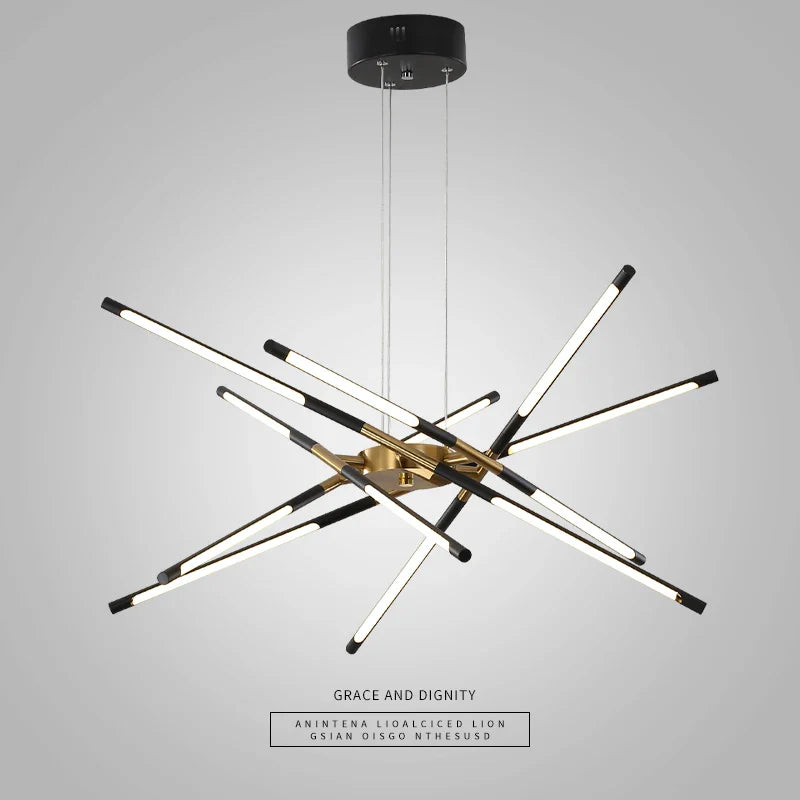 Elegant nordisk moderne lysekrone