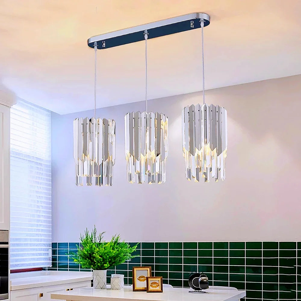 Elegant moderne krystallysekrone