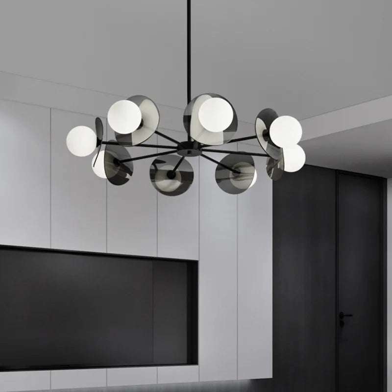 Luksuriøs kobberlampe med minimalistisk italiensk LED-lys