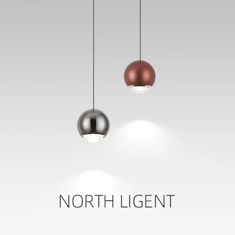 LED nordisk lys ophæng, moderne lysekrone, hængelampe, kugle lampeskærm, indendørs belysning, boligindretning til spisestue, stue, soveværelse