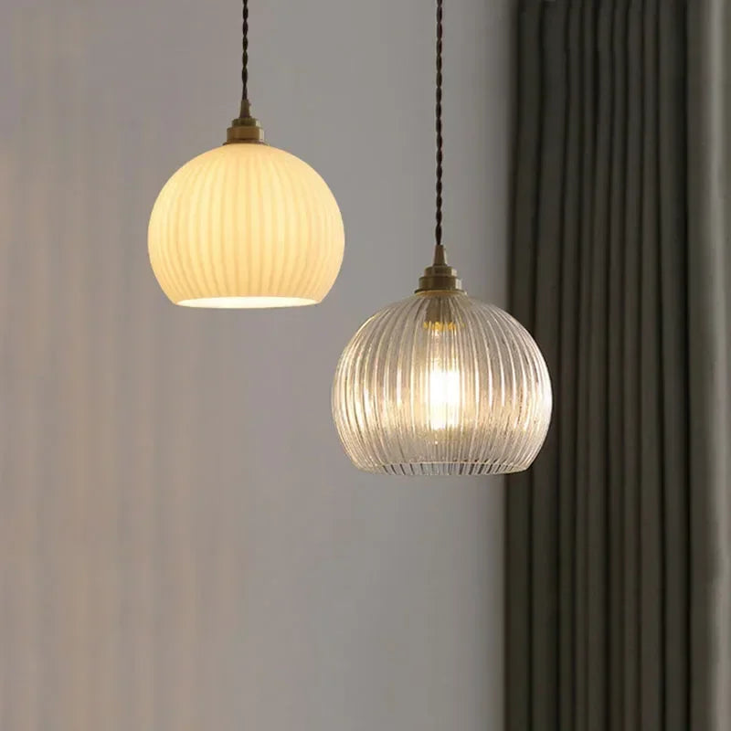 Elegant vintage kobberlysekrone