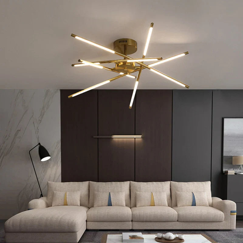 Lysstærk LED-loftlampe i moderne design