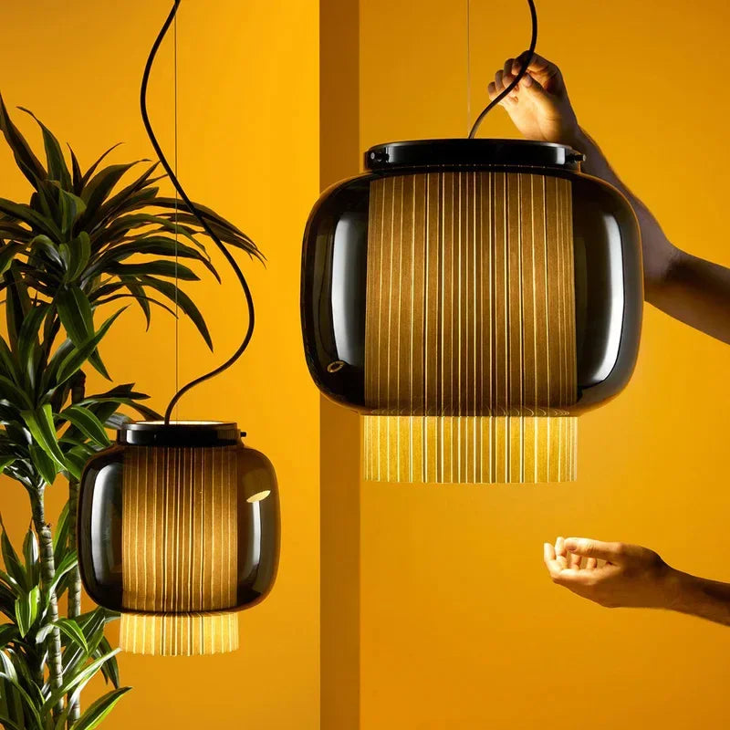 Nordisk elegant LED-loftlampe til indendørs brug