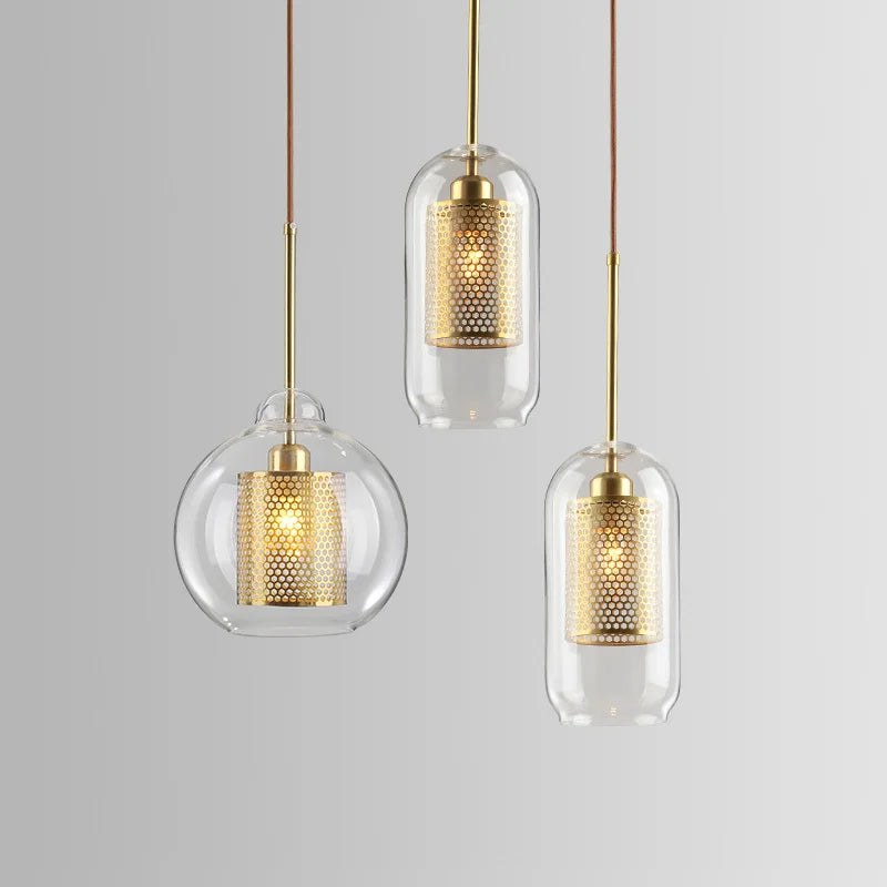 Nordiske Pendler i Klart Glas