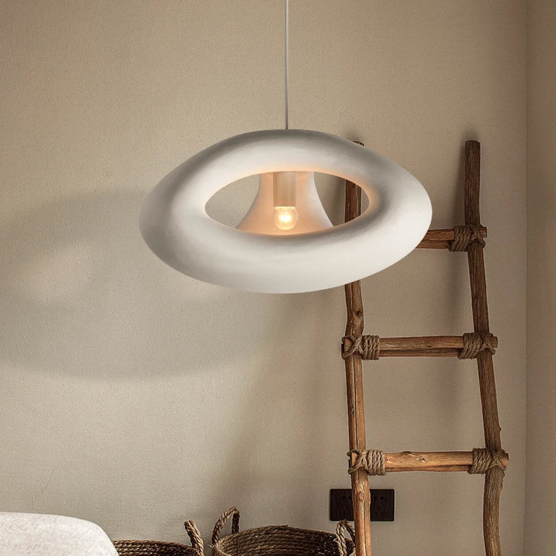 Nordisk Wabi Sabi LED-lysekrone, kunstnerisk belysning til bar og café