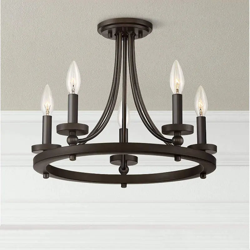Amerikansk elegant romantisk vintage lysekrone