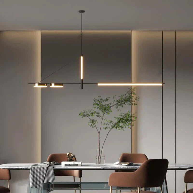 Elegant moderne LED-lysekrone