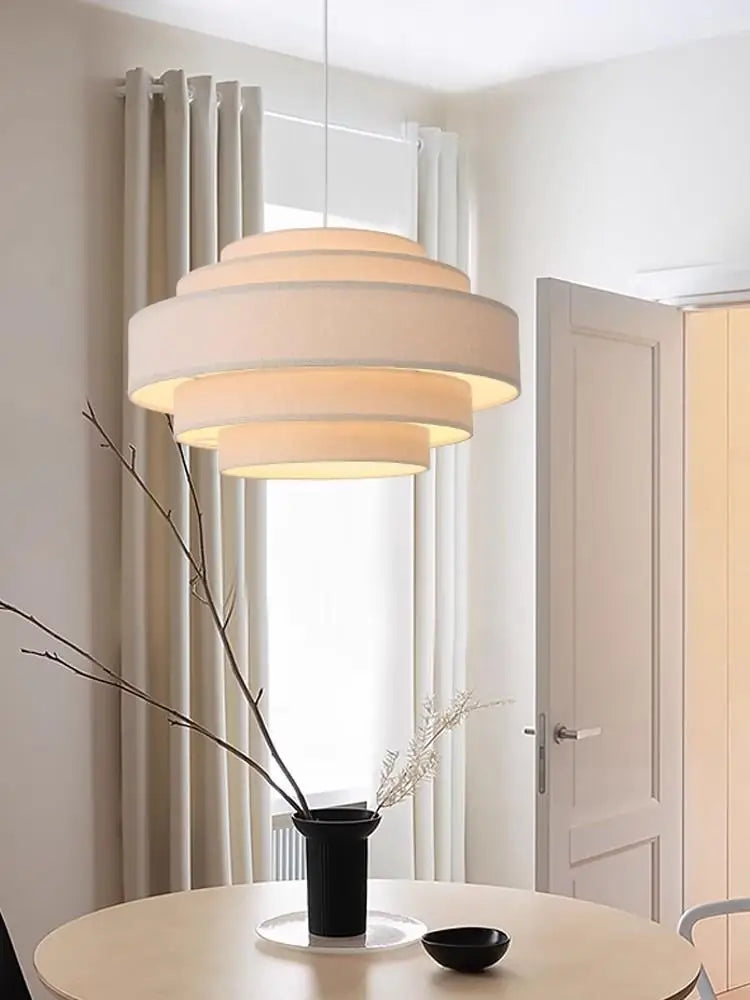Wabi-sabi-LED-stoflampe til indretning