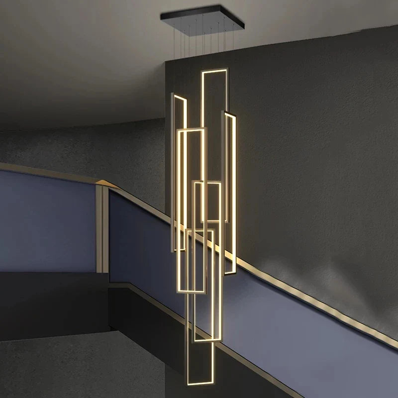 Moderne elegant lysekrone.