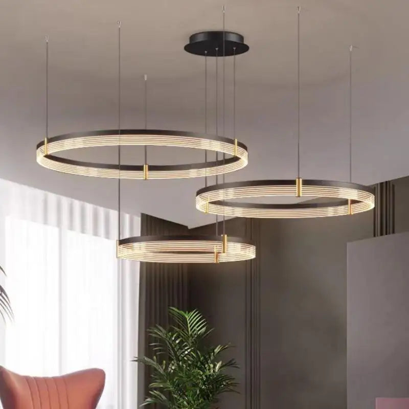 Nutidigt, minimalistisk LED-ringloftlys