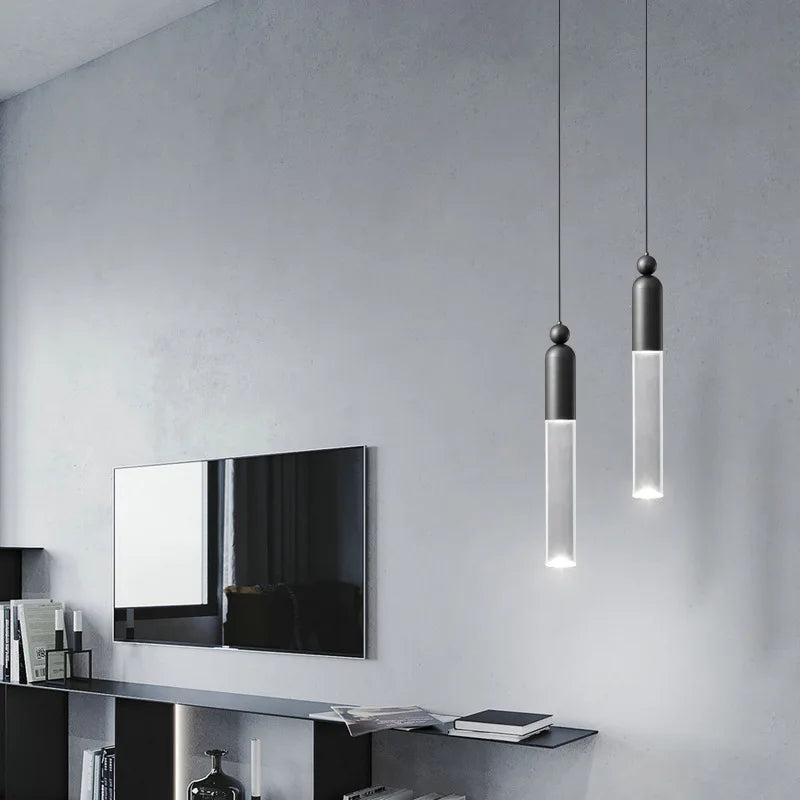 Elegant moderne cylindrisk LED-pendel