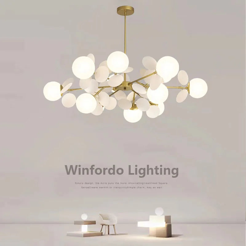 Lampe til børn, multifarvede blomster, dekorativ pendel