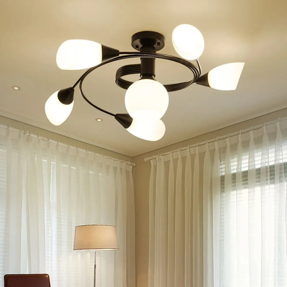 Moderne designerloftlampe