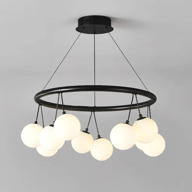 Unik gennemsigtig moderne LED-lysekrone