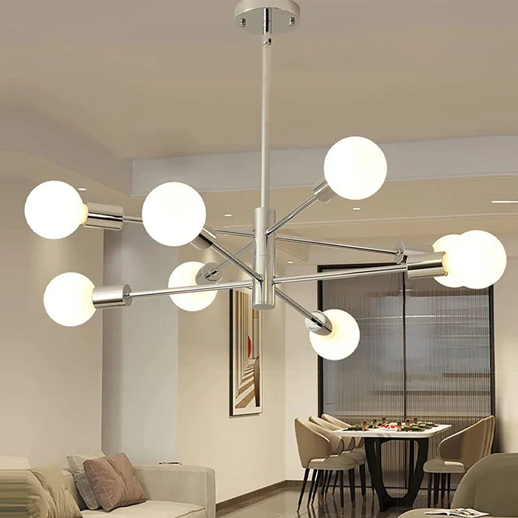 Lysende satellitlampe i moderne design