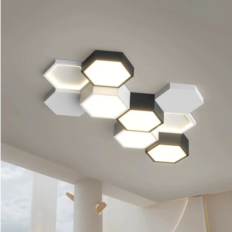 Elegant fjernbetjent skandinavisk LED-lysekrone