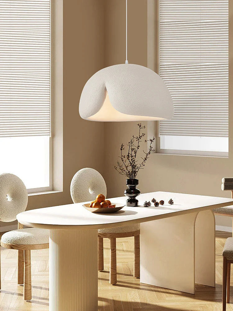 Minimalistisk nordisk Wabi Sabi LED hængelampe loftdekoration
