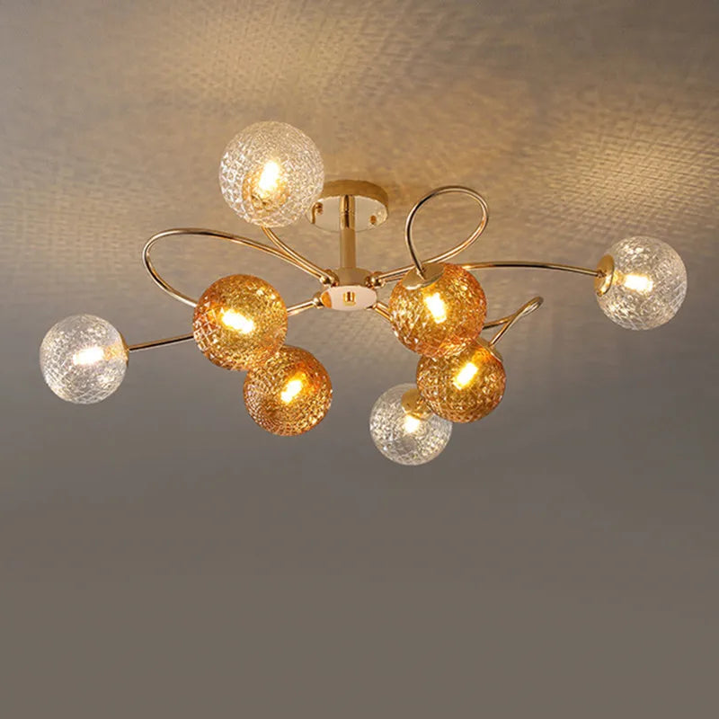 Elegant Flerfarvet LED-lysekrone