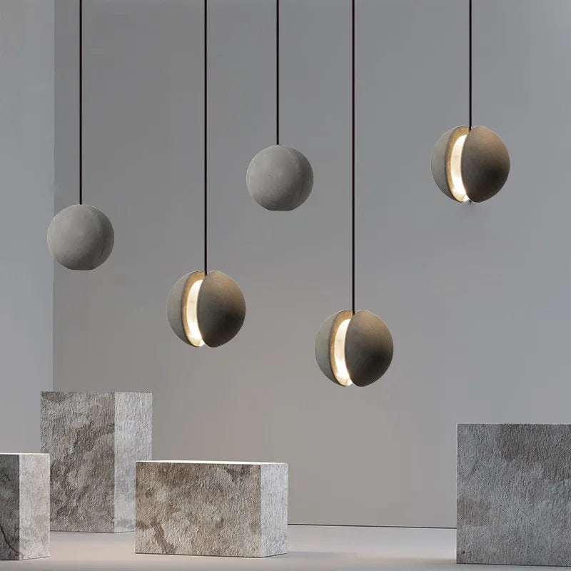Elegant nordisk moderne månelampe