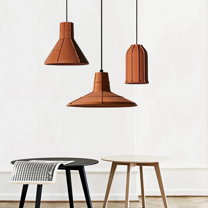 Retro loftslampe, industriel betonpendel til bar og hjem