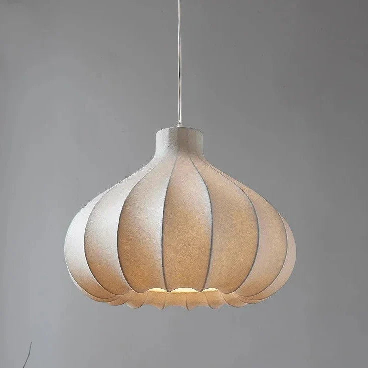 Wabi Sabi minimalistisk nordisk silke LED-lysekrone