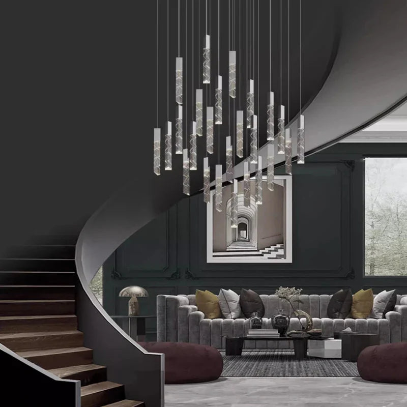 Luksus LED krystallysekrone til elegant belysning