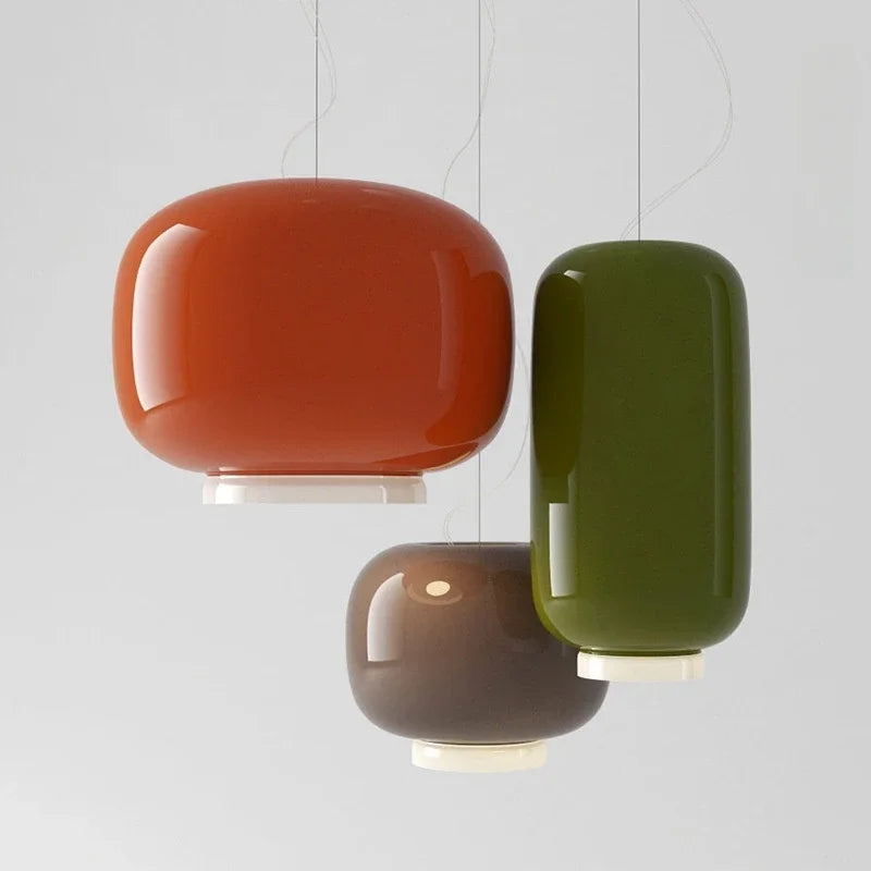 italiensk designglaslampe til bar og restaurant