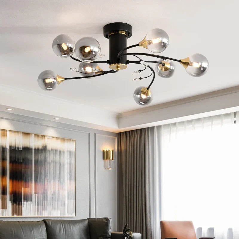 Moderne LED-lysekrone til villa, kontor, café, bar og nyt hjem