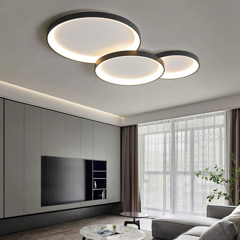 Elegant minimalistisk LED-lysekrone