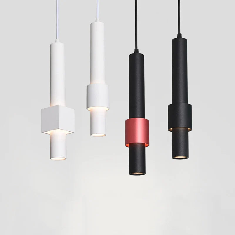 Kreativ cylindrisk pendel til elegant industriel indretning