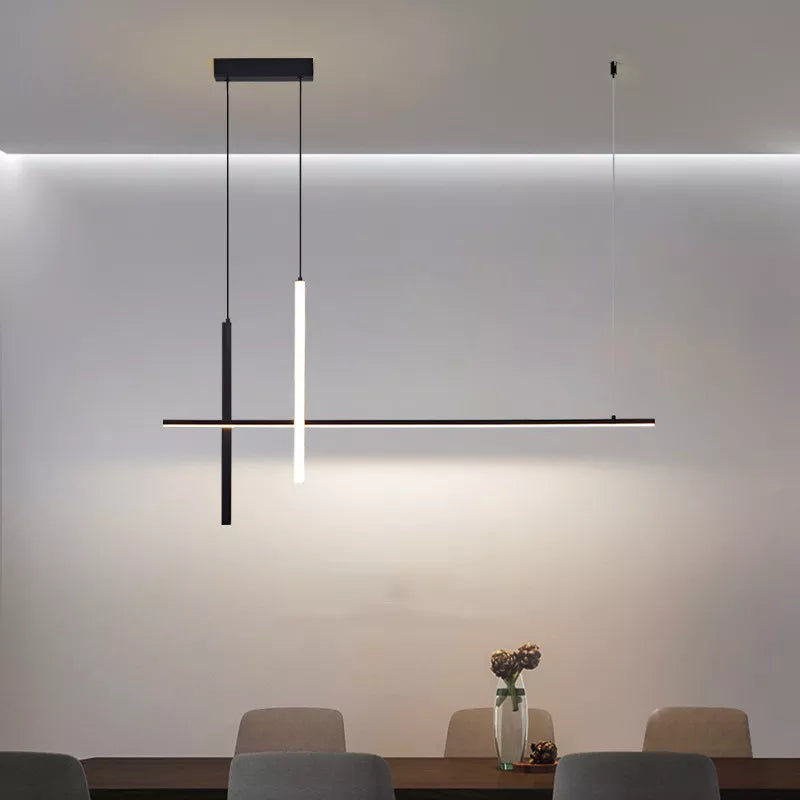 Dæmpbar LED-lysekrone i slankt design