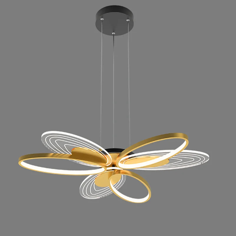 Minimalistisk nordisk LED-pendellampe, kreativ sommerfugl