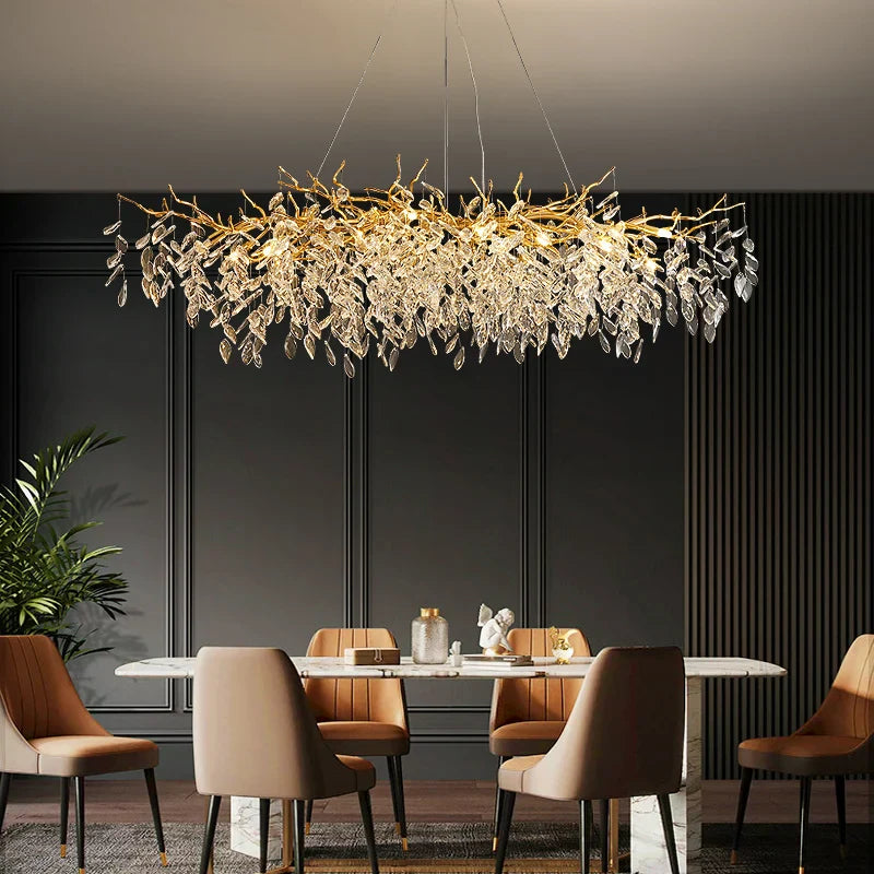 Elegant moderne krystal lysekrone design