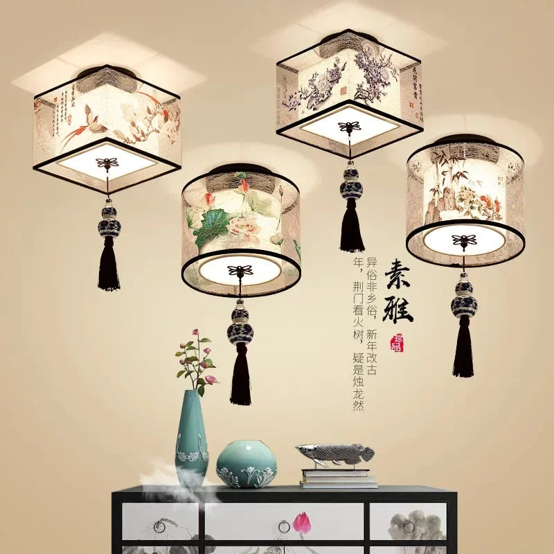 Elegant moderne kinesisk lotuslysekrone