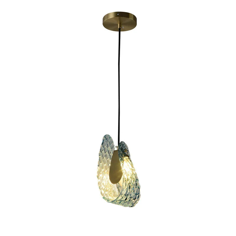 Art deco-kobberkrone til elegant belysning