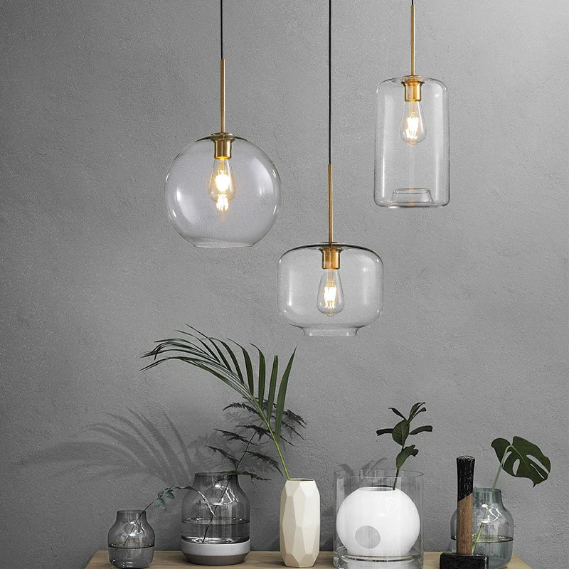 Design LED-glaslampe fra et værksted