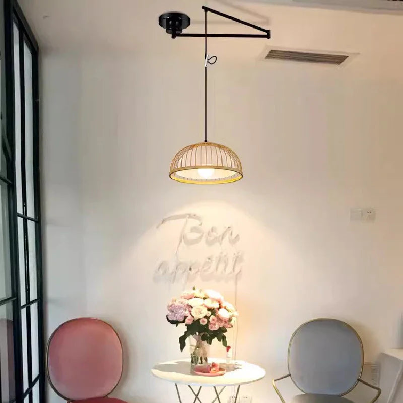 Moderne minimalistisk elegant lysekrone i nutidigt design
