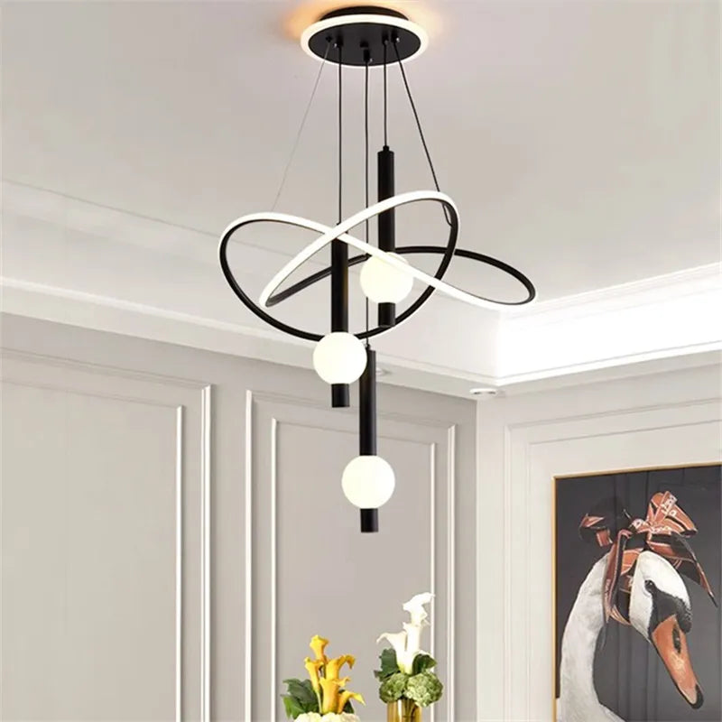 Elegant moderne designerlysekrone