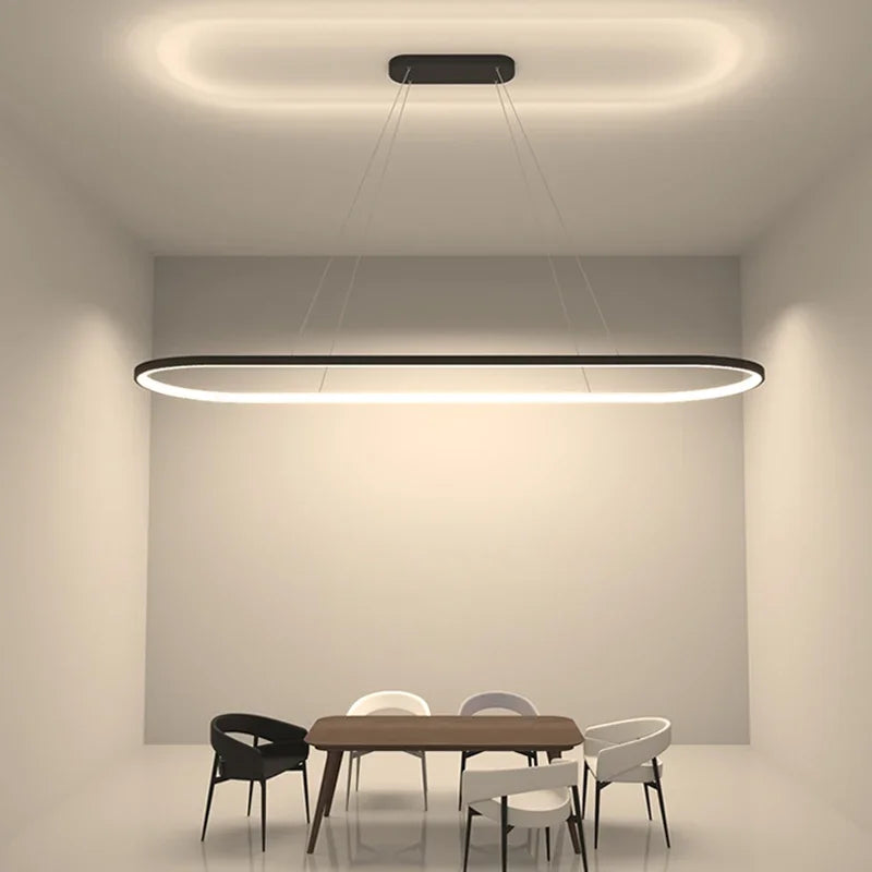 Elegant nordisk minimalistisk lysekrone