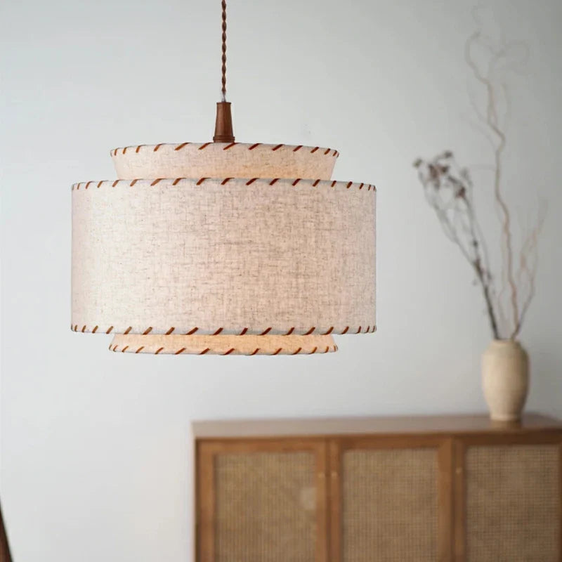 Håndlavet Wabi Sabi boheme tekstil lysekrone, stue, spisestue, butikker, kontor, hotel, lejlighed