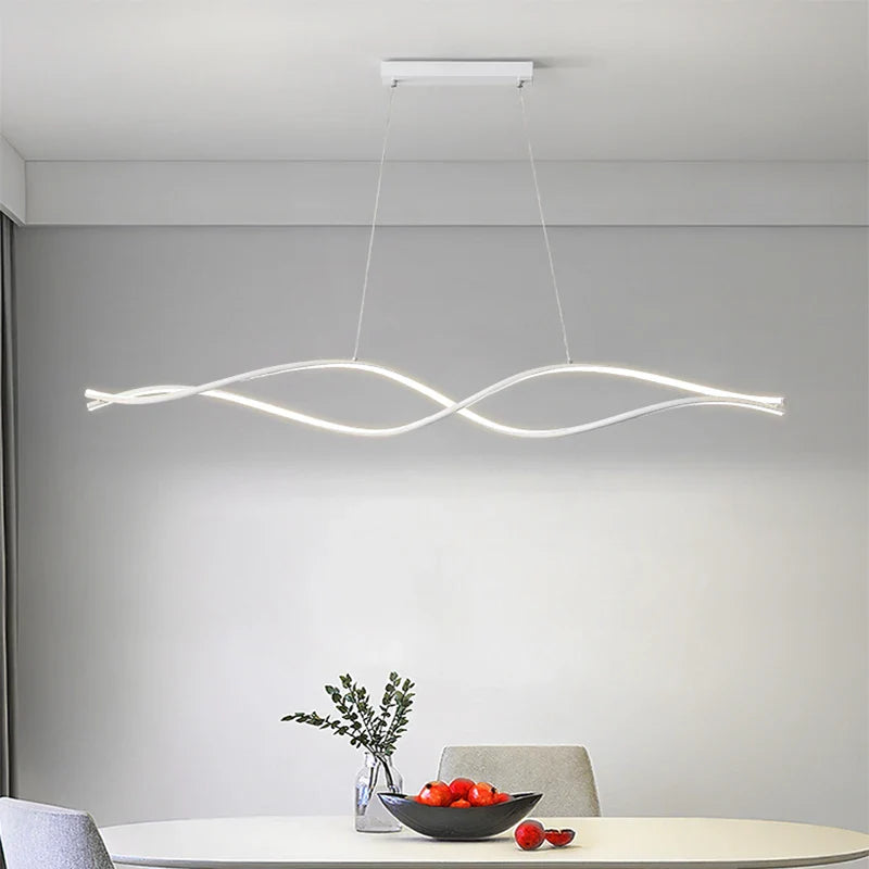 Elegant moderne LED-lysekrone