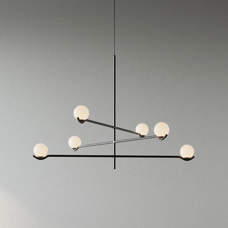 LED-lysekrone, elegant og minimalistisk design