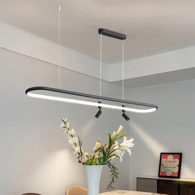Moderne og elegant LED-lysekrone